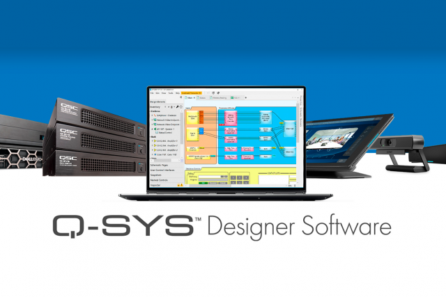 Q-SYS Designer Software 9.8 ahora mas versatilidad