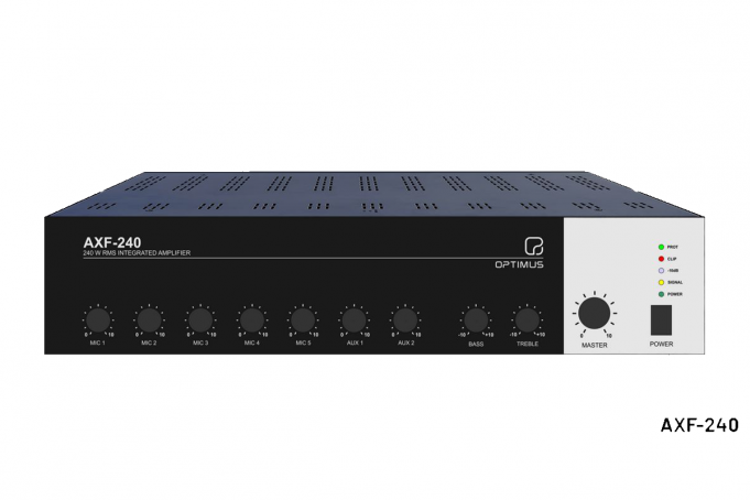 Descubre el amplificador mezclador AXF-240 de Optimus