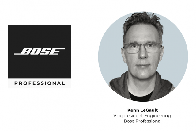 Kenn LeGault se une a Bose Professional en la Vicepresidencia de Ingeniería