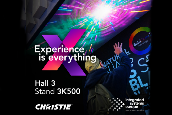 En el stand de Christie en ISE 2024 “La experiencia lo es todo”