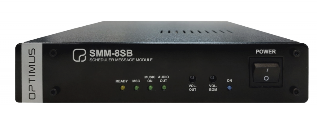OPTIMUS con SMM-8SB: Sistema de gestión de audio
