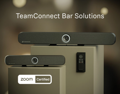 Sennheiser TeamConnect Bars certificadas para Zoom Rooms