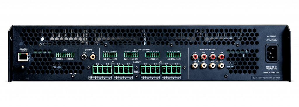 Blaze Audio PowerZone™ Connect de 8 canales