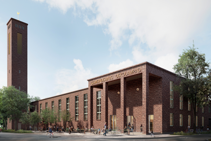 Tratamientos acústicos de WSDG en espacio comunitario de Basilea