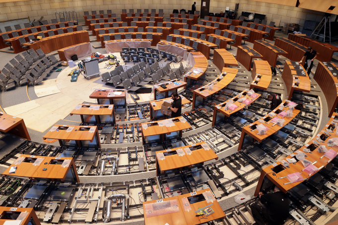 WSDG moderniza el sistema de votación del Parlamento de Renania del Norte-Westfalia WSDG moderniza el sistema de votación del Parlamento de Renania del Norte-Westfalia