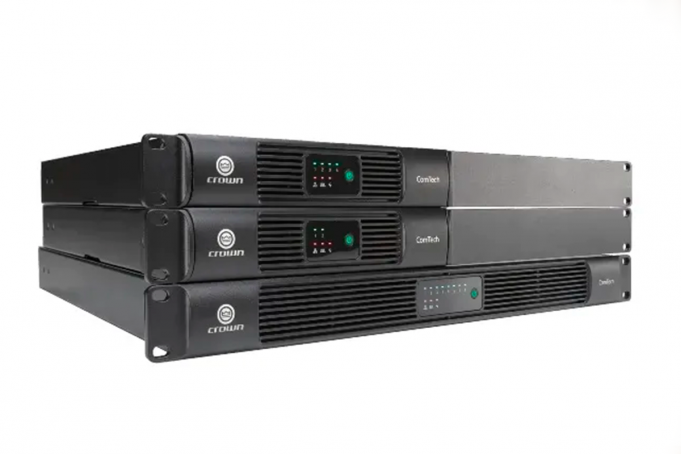 Crown lanza la nueva serie ComTech D: amplificadores compactos con DSP, Dante y reparto dinámico de potencia Crown lanza la nueva serie ComTech D: amplificadores compactos con DSP, Dante y reparto dinámico de potencia