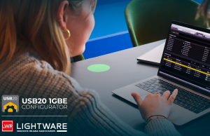 Lightware agiliza la configuración USB con el nuevo USB20 1GBe Configurator