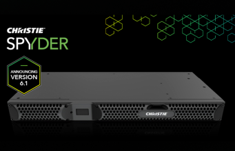 La versión 6.1 de Spyder-S de Christie amplía la plataforma modular de procesamiento de vídeo para eventos en directo e instalaciones
