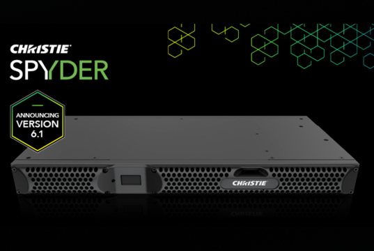 La versión 6.1 de Spyder-S de Christie amplía la plataforma modular de procesamiento de vídeo para eventos en directo e instalaciones La versión 6.1 de Spyder-S de Christie amplía la plataforma modular de procesamiento de vídeo para eventos en directo e instalaciones