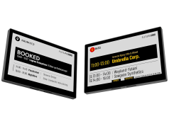 Concept International lanza en España nuevos carteles digitales de puerta con tinta electrónica y Wi-Fi FutureSIGN Meet permite gestionar salas y reservas mediante pantallas ePaper totalmente inalámbricas, integradas directamente en la red Wi-Fi existente